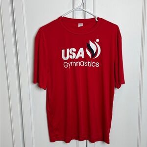 Red USA Gymnastics T-Shirt- size medium